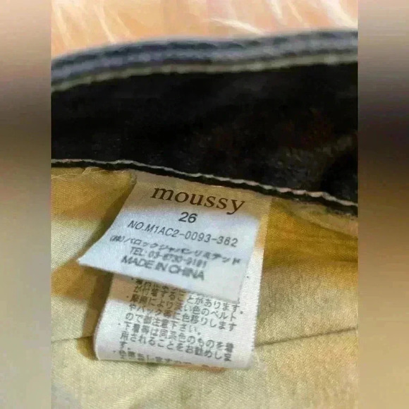 Moussy Vintage Jeans Flare Dark Wash 26 - Picture 4 of 6